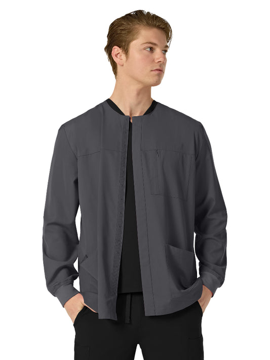 Men's Snap Tape Jacket - 6501 - Charcoal