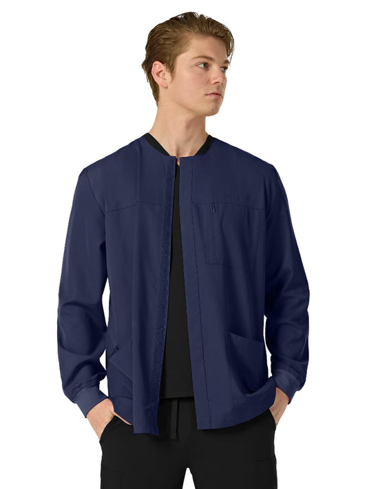 Men's Snap Tape Jacket - 6501 - Navy