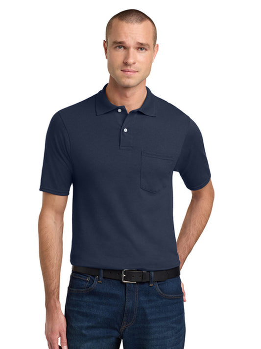 Men's One-Pocket Dri-Power Sport Shirt - 436MP - Navy