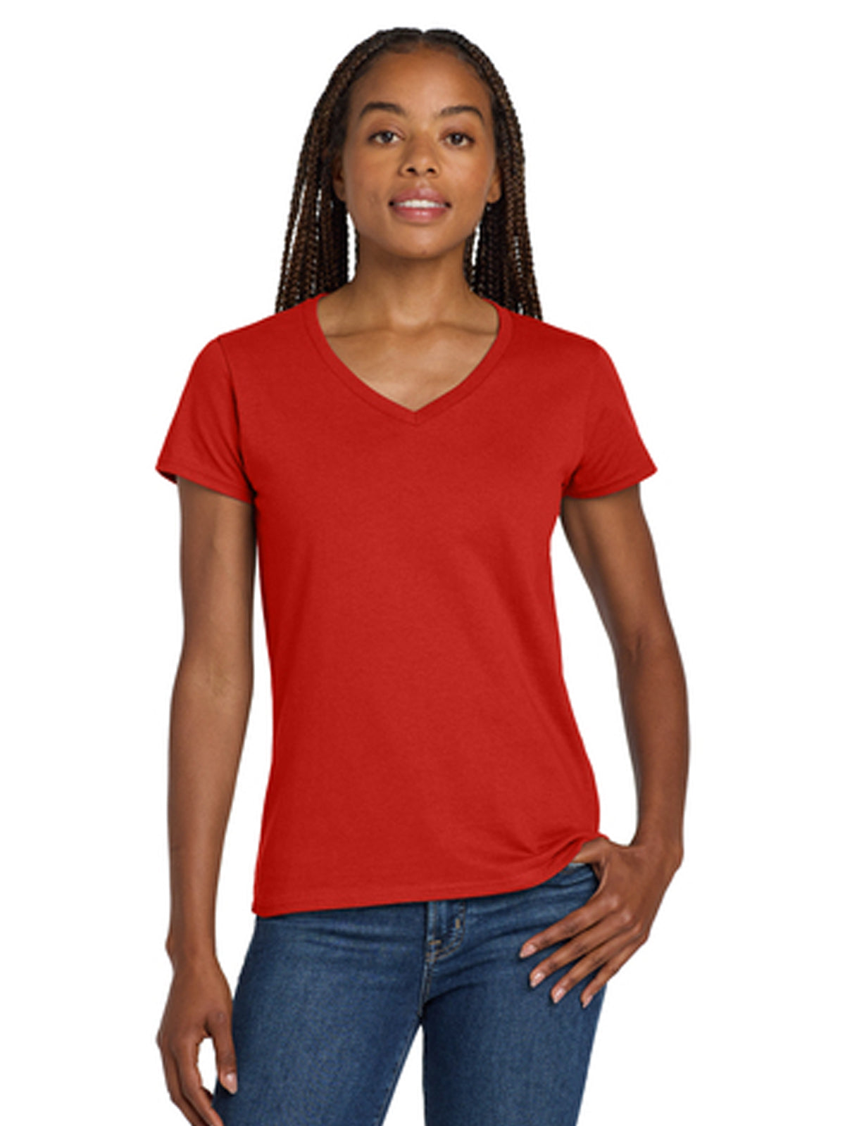 Women's Pocketless Heavy Cotton T-Shirt