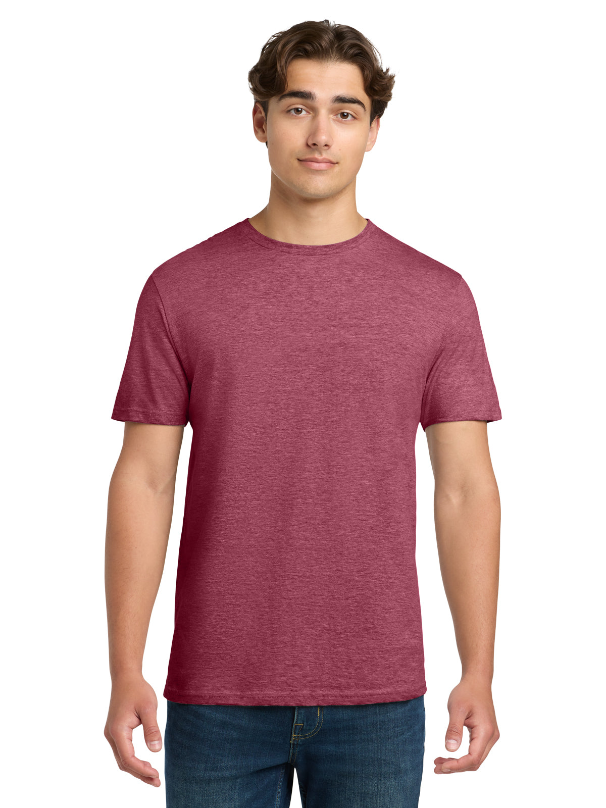 Men's Softstyle T-Shirt - 64000 - Heather Cardinal