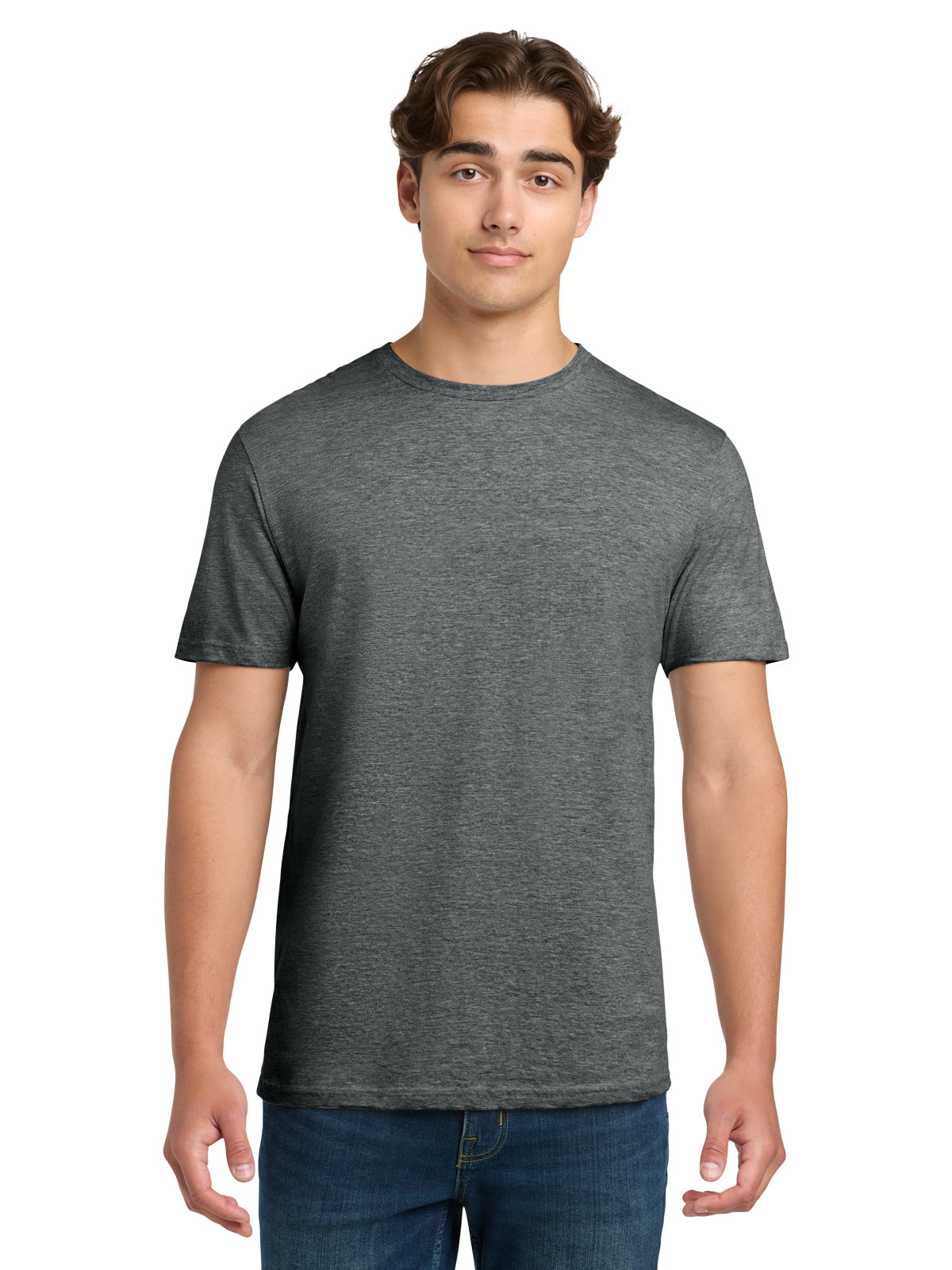 Men's Softstyle T-Shirt - 64000 - Heather Dark Grey