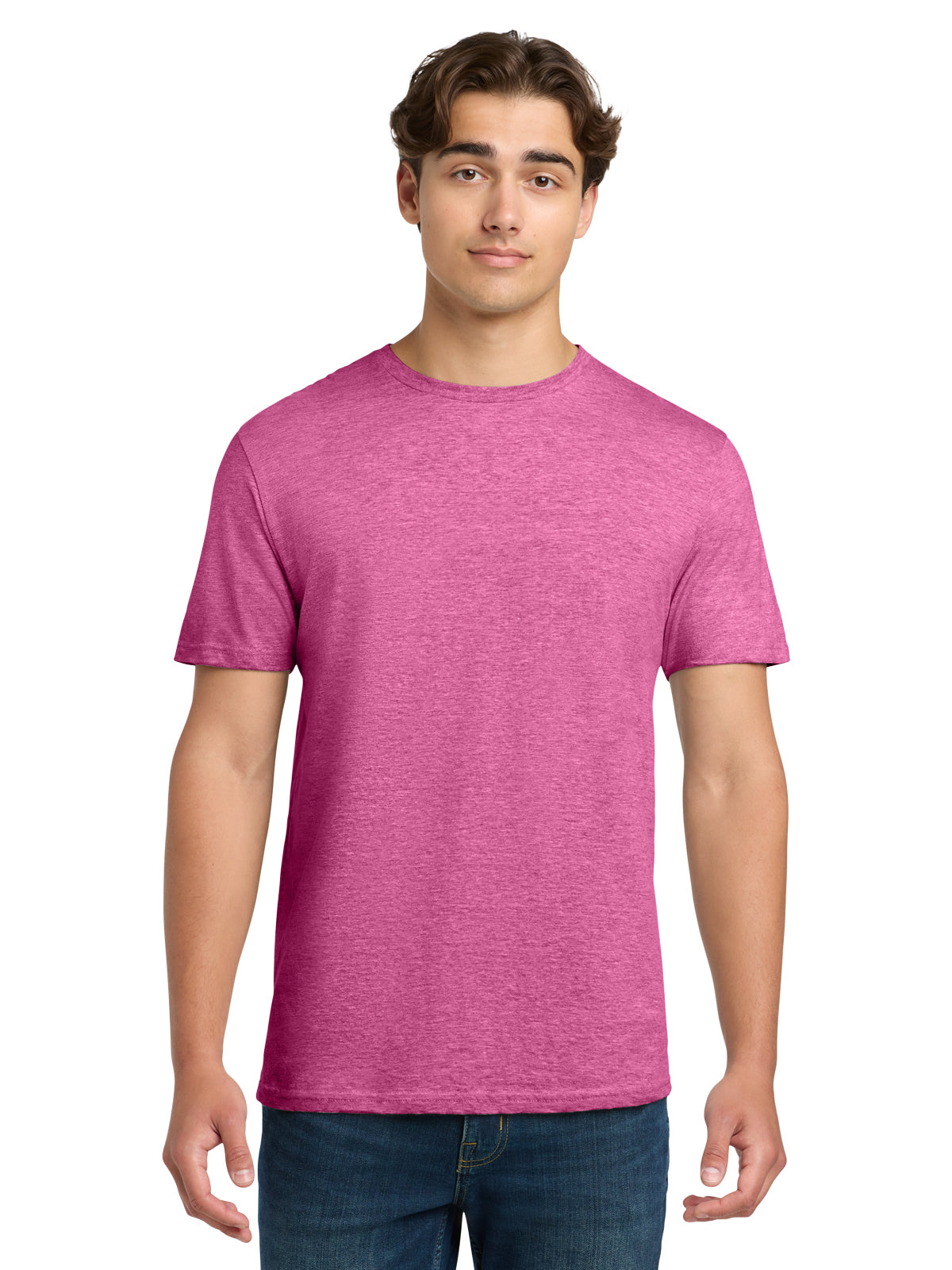 Men's Softstyle T-Shirt - 64000 - Heather Heliconia