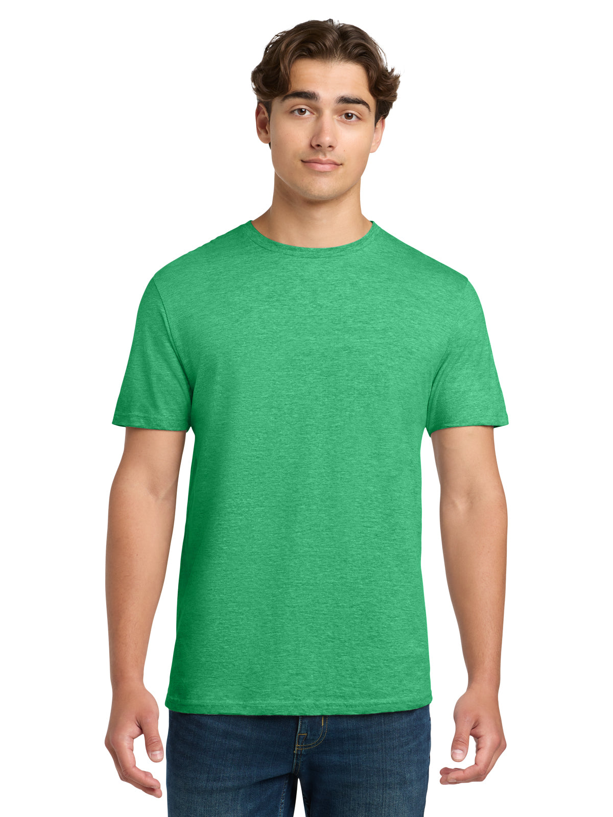 Men's Softstyle T-Shirt - 64000 - Heather Irish Green