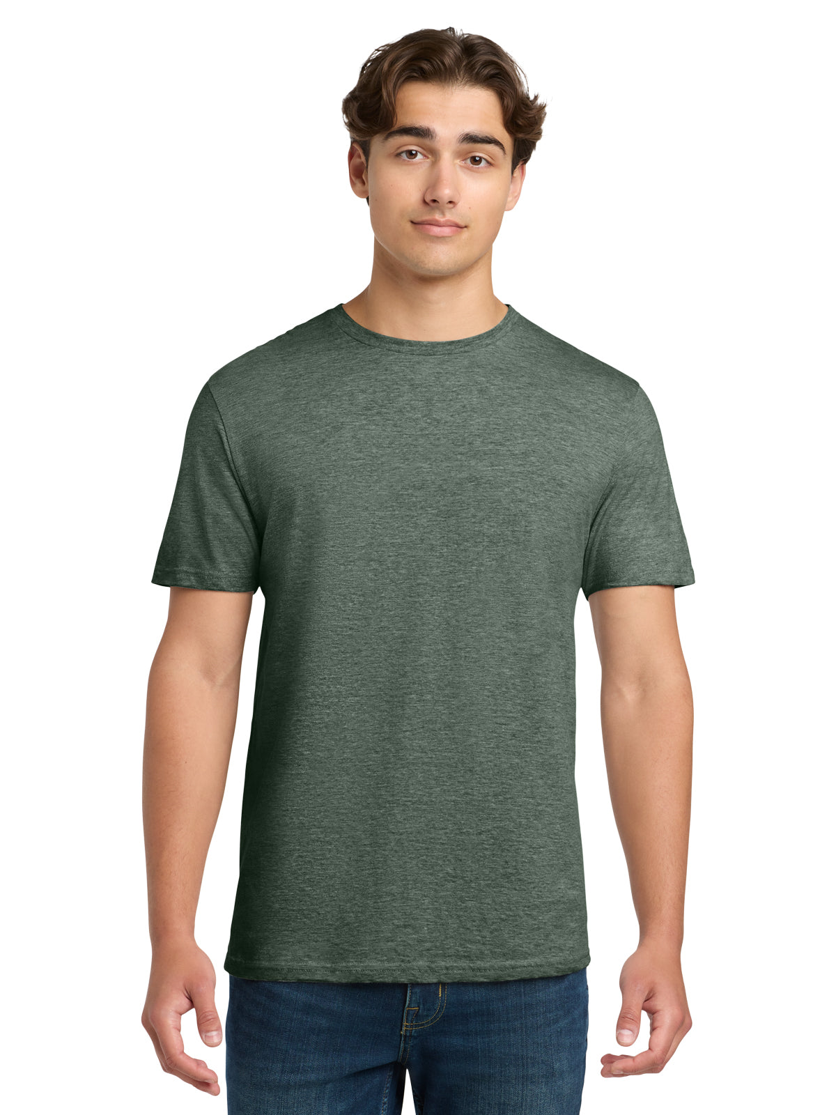 Men's Softstyle T-Shirt - 64000 - Heather Military Green