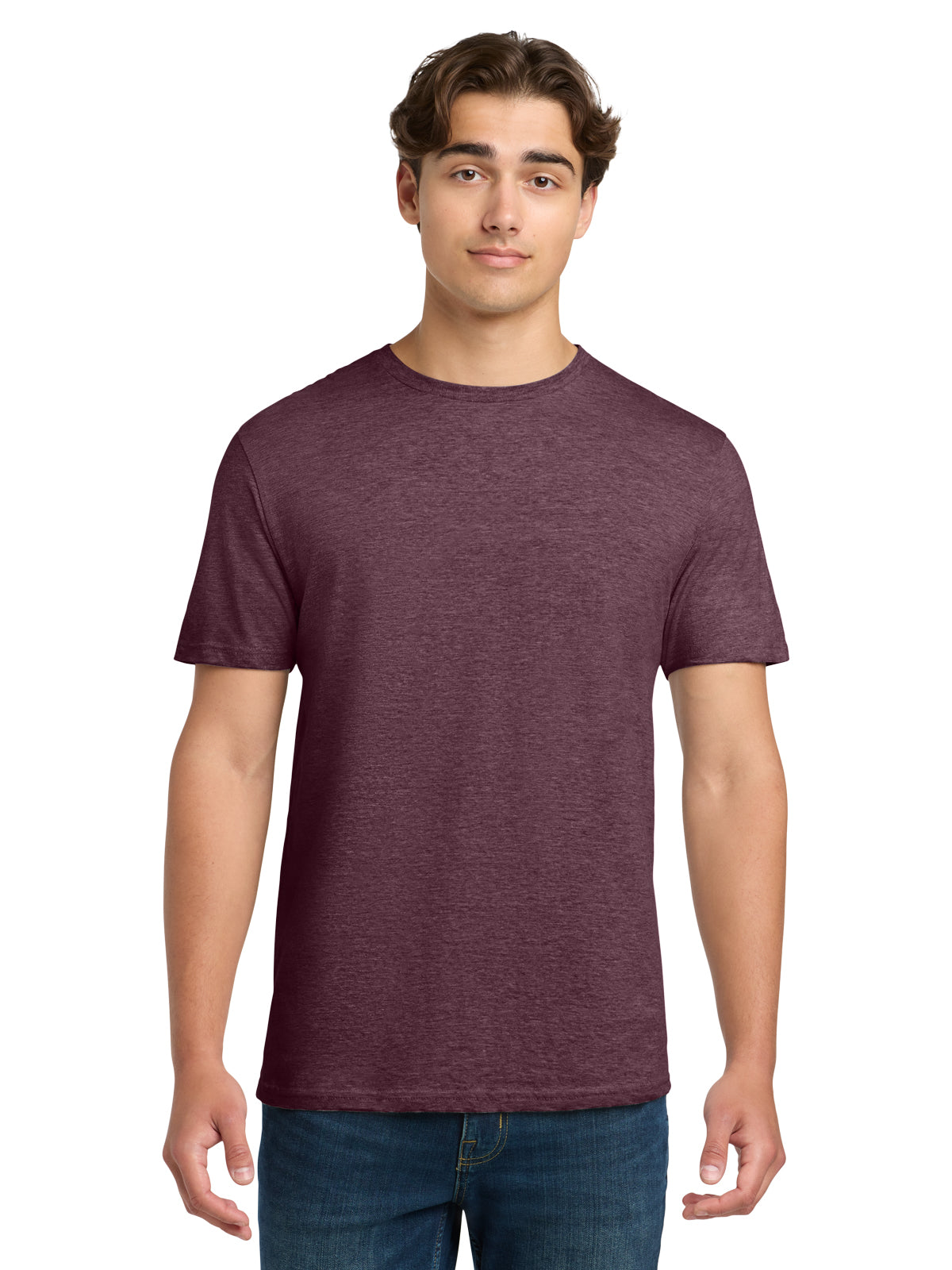 Men's Softstyle T-Shirt - 64000 - Heather Maroon