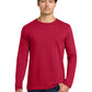 Men's Pocketless Long Sleeve T-Shirt - 64400 - Cherry Red