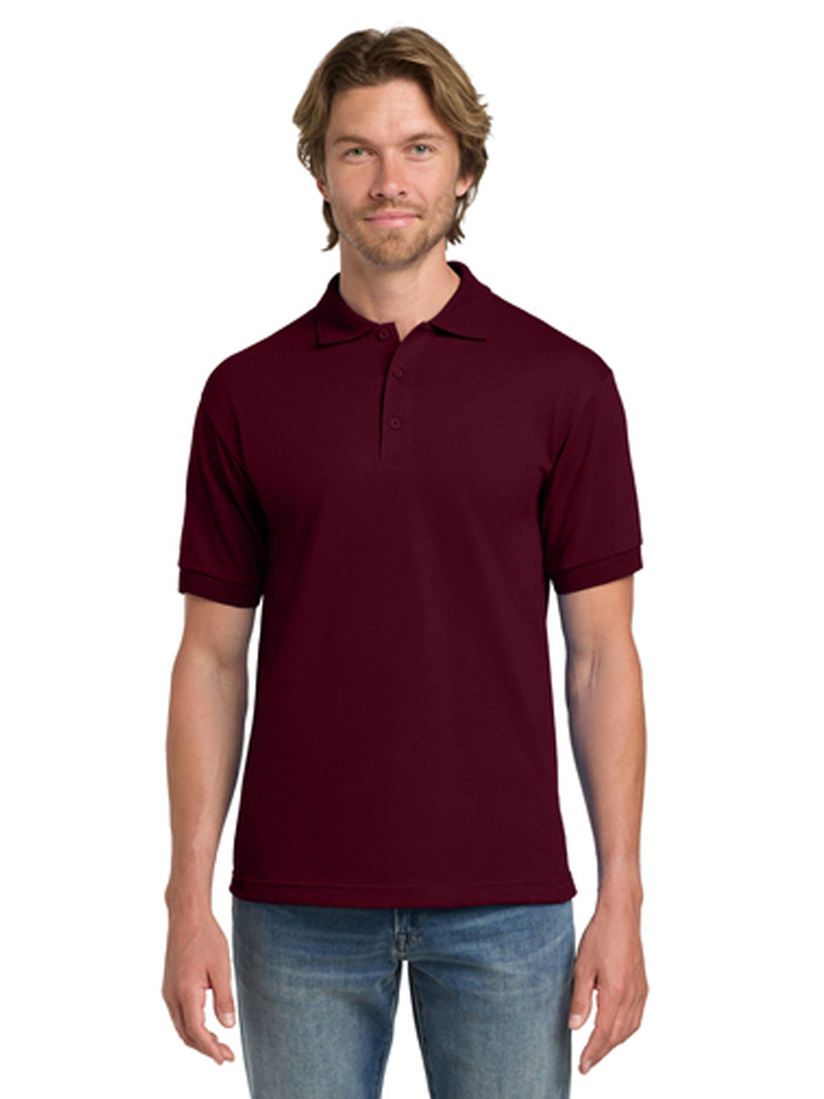 Men's Pocketless DryBlend Sport Shirt