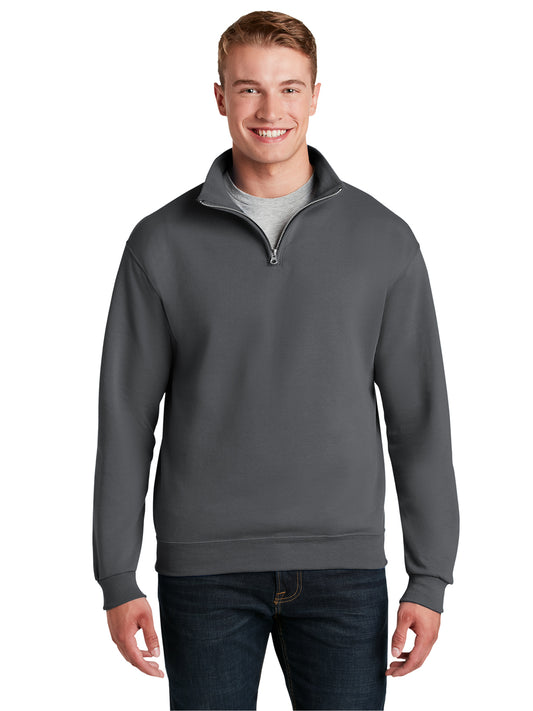 Men's Cadet Collar Sweatshirt - 995M - Charcoal Grey