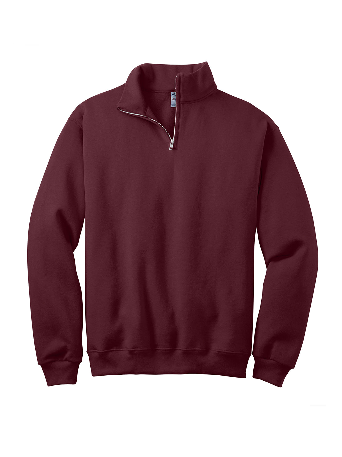 Men's Cadet Collar Sweatshirt - 995M - Maroon