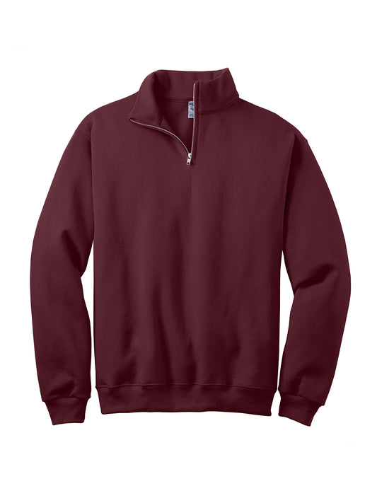 Men's Cadet Collar Sweatshirt - 995M - Maroon
