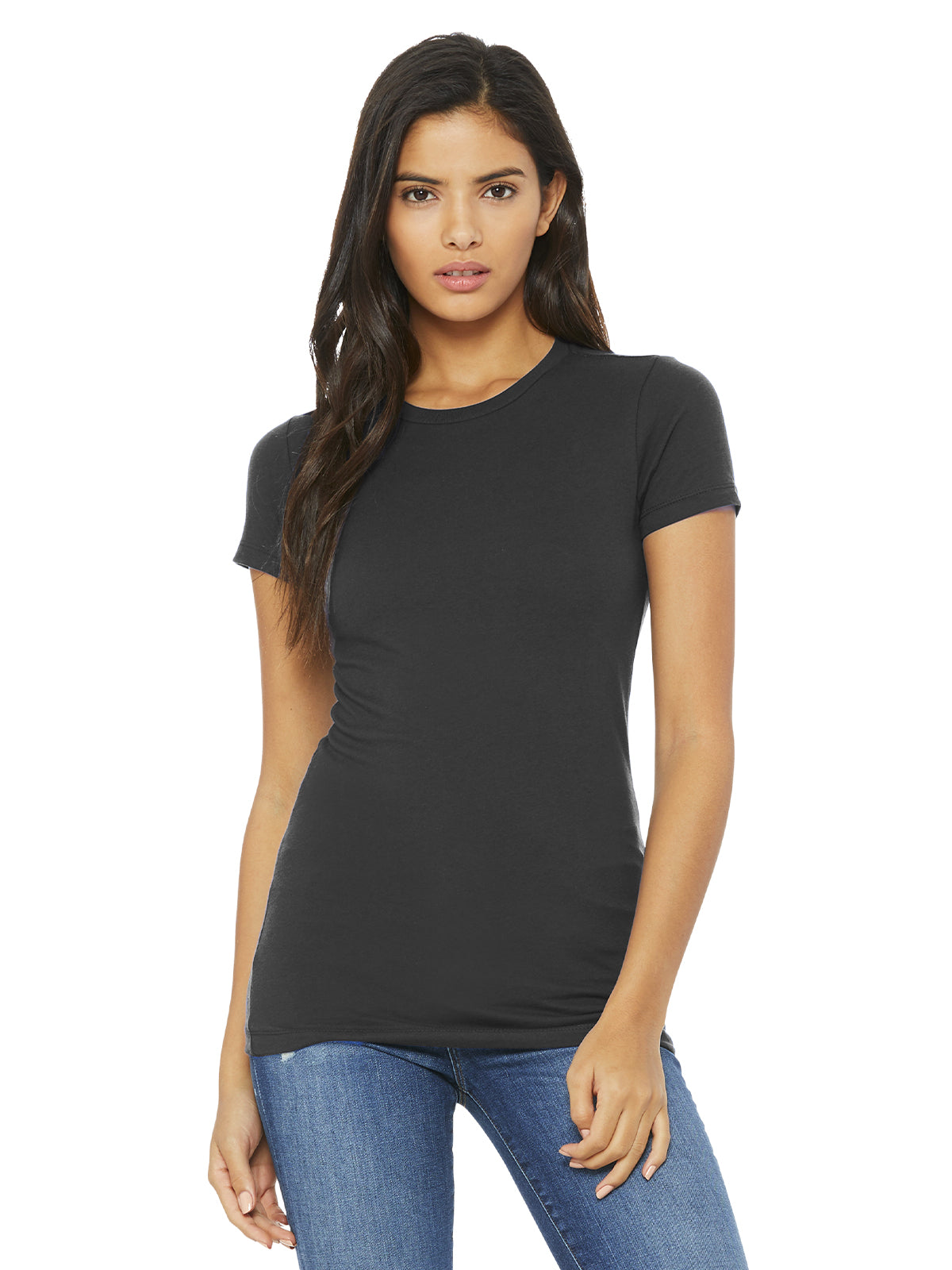 Women's Slim Fit Tee - BC6004 - Asphalt