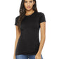 Women's Slim Fit Tee - BC6004 - Black Heather
