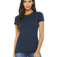 Women's Slim Fit Tee - BC6004 - Heather Navy