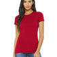 Women's Slim Fit Tee - BC6004 - Red