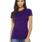 Women's Slim Fit Tee - BC6004 - Team Purple