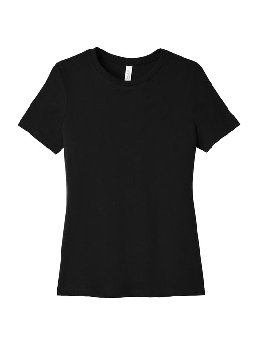 Women’s Relaxed Jersey Short Sleeve Tee - BC6400 - Black