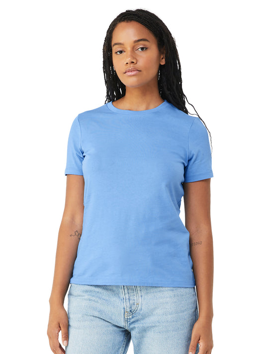 Women’s Relaxed Jersey Short Sleeve Tee - BC6400 - Carolina Blue