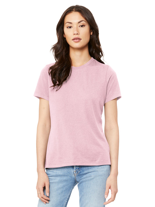 Women’s Relaxed Jersey Short Sleeve Tee - BC6400 - Pink