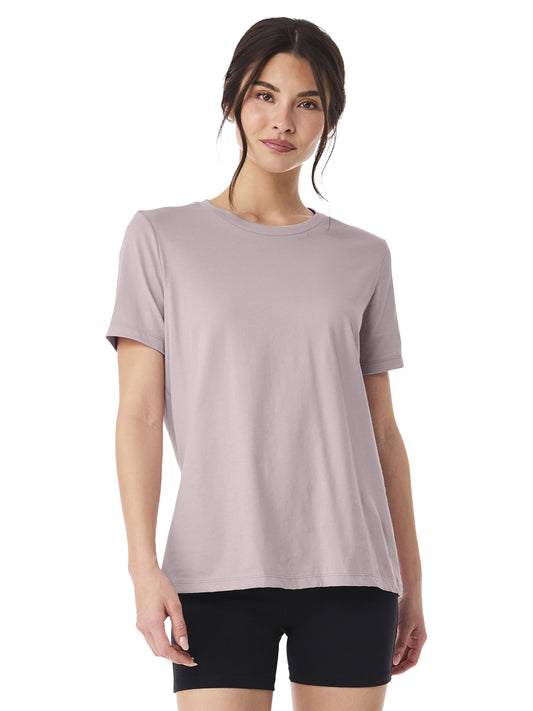 Women’s Relaxed Jersey Short Sleeve Tee - BC6400 - Pink Gravel