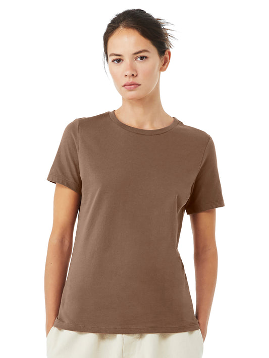 Women’s Relaxed Jersey Short Sleeve Tee - BC6400 - Vintage Brown