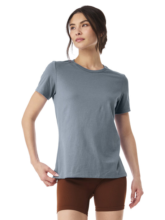 Women’s Relaxed Jersey Short Sleeve Tee - BC6400 - Vintage Denim