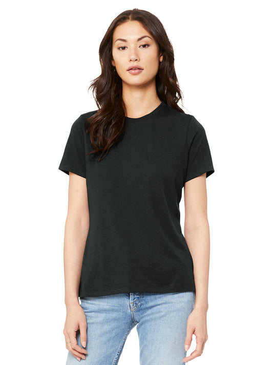 Women’s Relaxed Jersey Short Sleeve Tee - BC6400 - Vintage Black