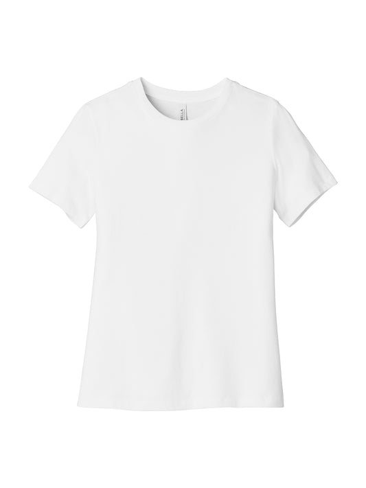 Women’s Relaxed Jersey Short Sleeve Tee - BC6400 - White