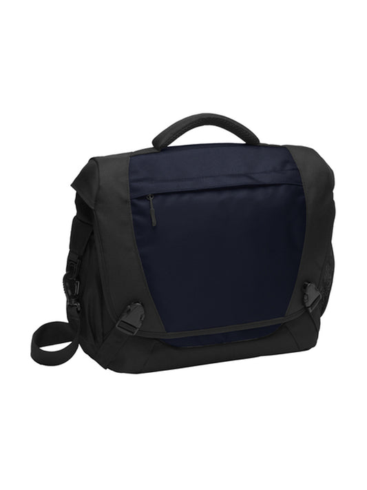 4-Pocket Computer Messenger Bag - BG306 - Dark Steel Blue