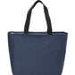 Essential Two-Pocket Zip Tote Bag - BG410 - Navy