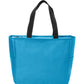 Essential Two-Pocket Zip Tote Bag - BG410 - Turquoise