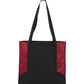Over-the-Shoulder Circuit Tote Bag - BG417 - Rich Red/ Black