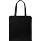 Cotton Canvas Over-the-Shoulder Tote Bag - BG426 - Deep Black