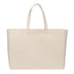Cotton Canvas Jumbo Tote Bag - BG427 - Natural