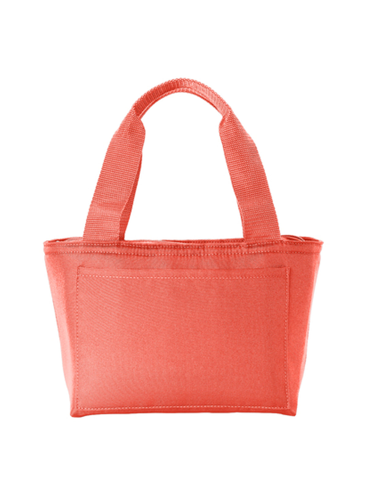 2-Pocket Insulated Lunch Tote - BG518 - Coral Splash