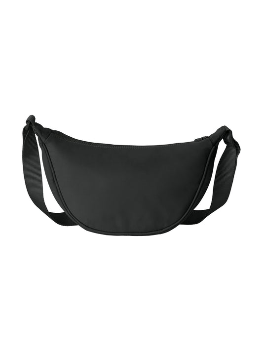 Unisex Matte Crossbody Bag - BG937 - Deep Black