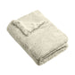 1-Pocket Faux Fur Blanket - BP45 - Marshmallow