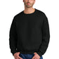 Unisex Pocketless Crewneck Sweatshirt - C12M - Black Ink