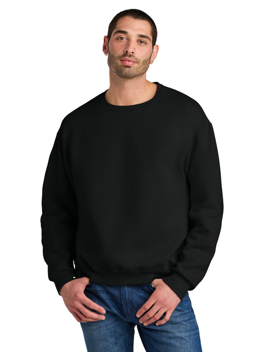 Unisex Pocketless Crewneck Sweatshirt - C12M - Black Ink