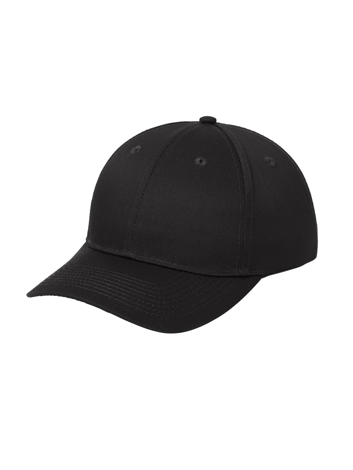Unisex Uniforming Twill Cap Hat - C913 - Black