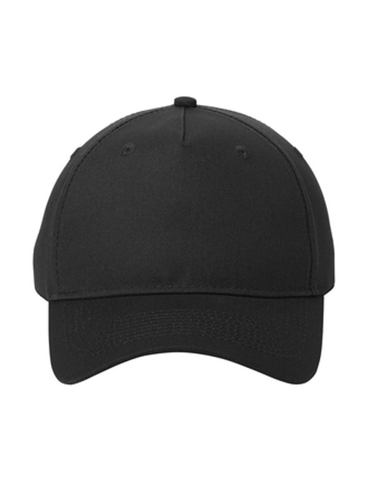 Unisex Five-Panel Twill Cap - CP86 - Black