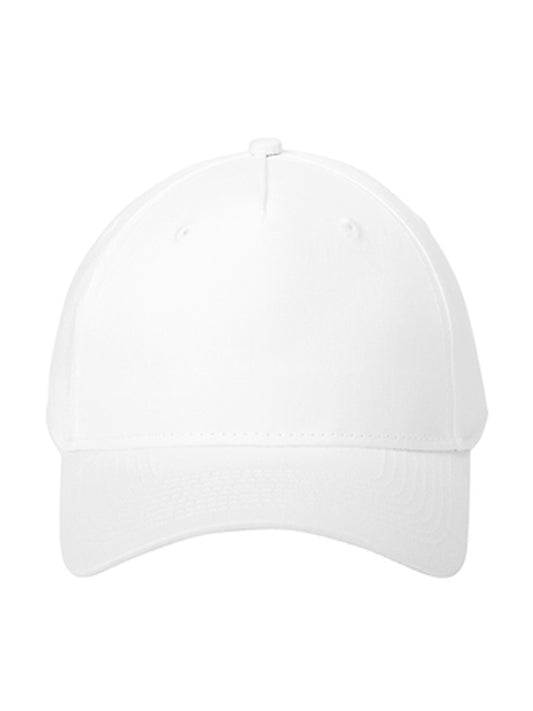 Unisex Five-Panel Twill Cap - CP86 - White