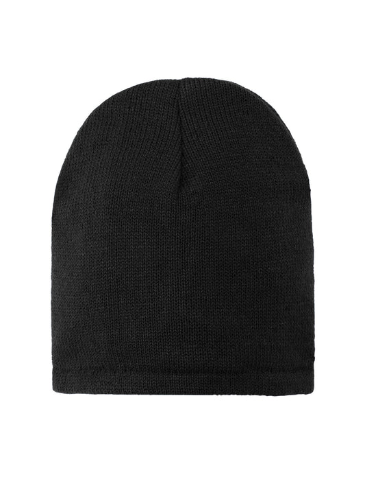 Unisex Fleece-Lined Beanie Hat - CP91L - Black