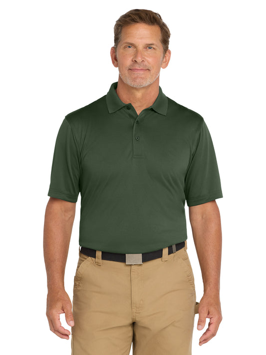 Men's Pocketless Snag-Proof Polo - CS412 - Dark Green