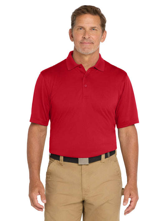 Men's Pocketless Snag-Proof Polo - CS412 - Red