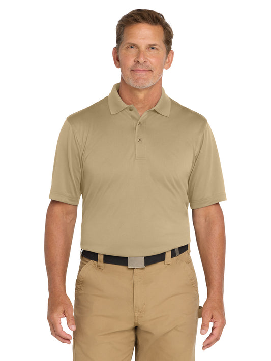 Men's Pocketless Snag-Proof Polo - CS412 - Tan