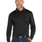 Men's Pocketless Long Sleeve Polo - CS412LS - Black