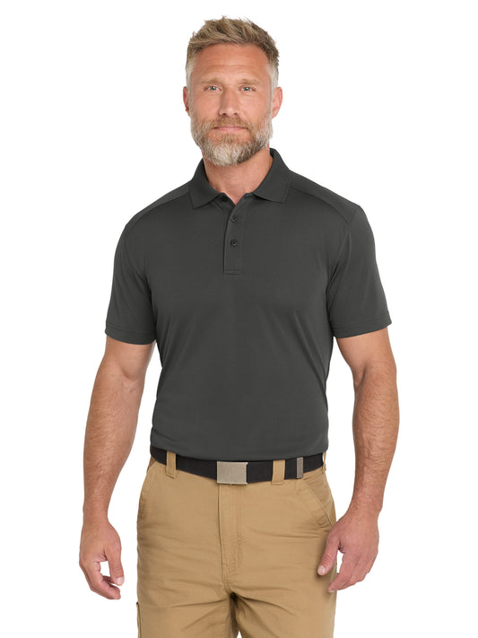 Men's Pocketless Lightweight Snag-Proof Polo - CS418 - Charcoal