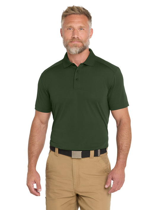 Men's Pocketless Lightweight Snag-Proof Polo - CS418 - Dark Green