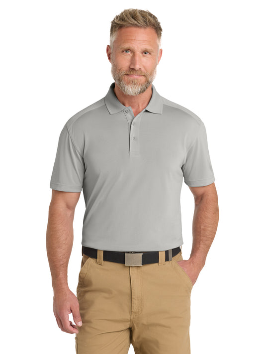 Men's Pocketless Lightweight Snag-Proof Polo - CS418 - Light Grey